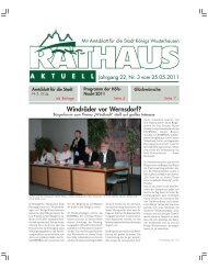 Programm der Höfe- Nacht 2011 Windräder vor Wernsdorf? - Königs ...