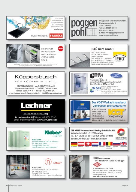 KÜCHENPLANER Ausgabe 12-2019