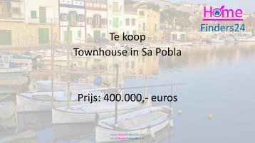 Te koop Townhous in Sa Pobla (PUE0002)