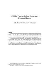 Collision Processes in Low-Temperature Hydrogen Plasmas - eirene