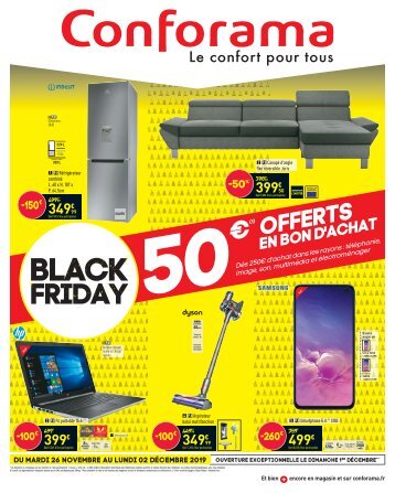 Conforama catalogue Black Friday 2019