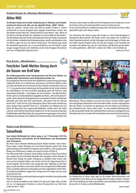 Mitteilungsblatt Wendelstein + Schwanstetten 