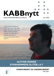 KABBnytt nr 4 2019