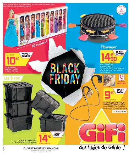 Black Friday Gifi Catalogue 26 Nov 4 Dec 2019