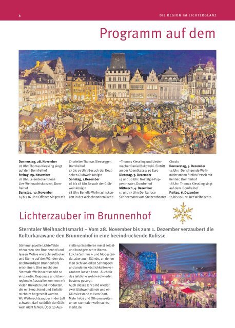 Die Region im Lichterglanz - November 2019