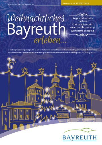 Weihnachtliches Bayreuth 2019