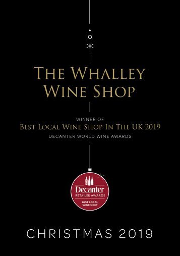 The Whalley Wine Shop Christmas Brochure 2019