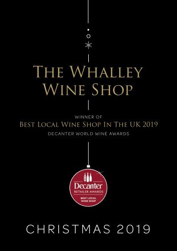 The Whalley Wine Shop Christmas Brochure 2019
