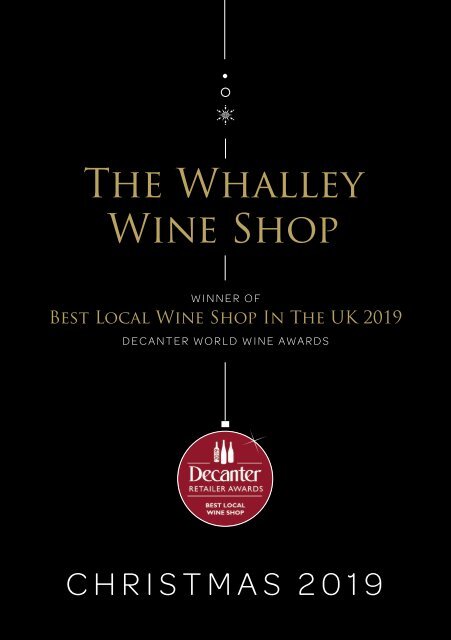 The Whalley Wine Shop Christmas Brochure 2019