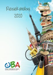 OBA Reisekatalog 2020