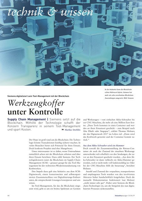 Industrieanzeiger 34.2019