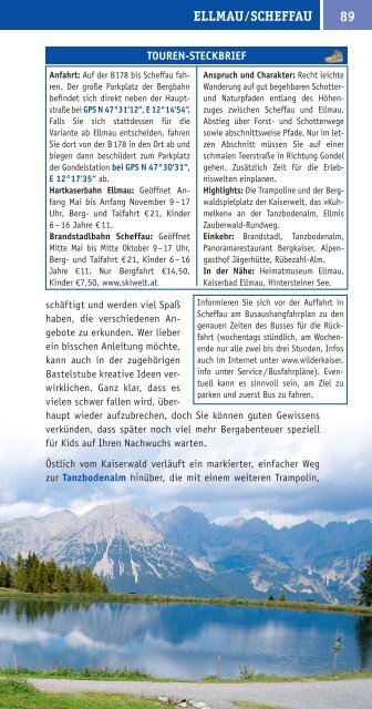 Leseprobe »Mit Kindern in die Tiroler Berge«
