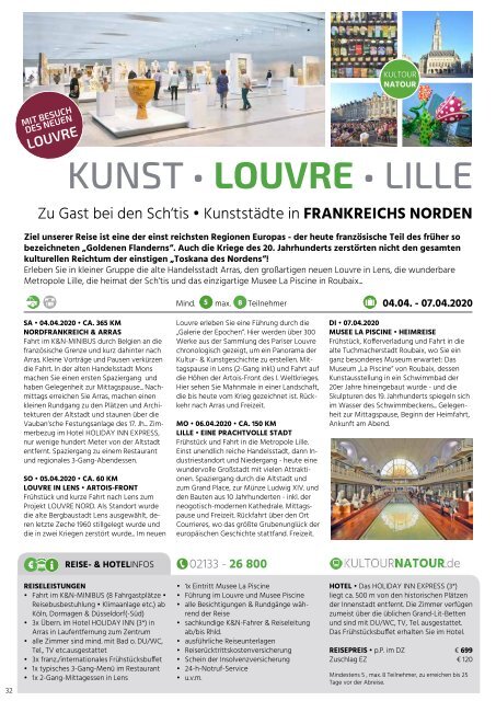 REISEIDEEN 2020 • Der neue Katalog der Kultour&Natour Touristik