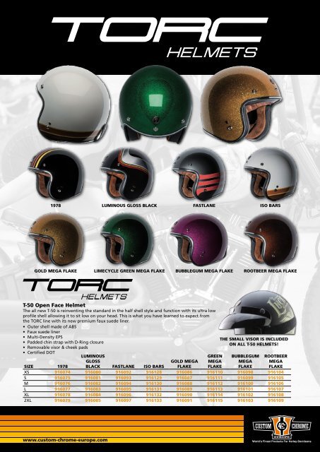 TORC HELMETS & GLOVES