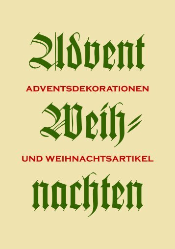 Advent Weihnachten