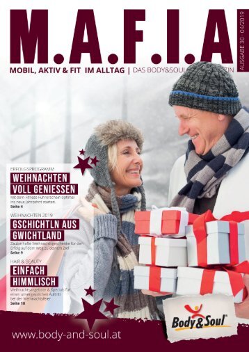 M.A.F.I.A. – Body&Soul ClubNews 04/2019 – Weihnachten