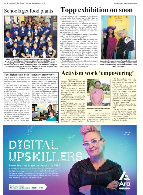 Ashburton Courier: November 28, 2019