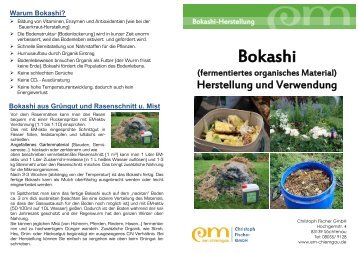 Warum Bokashi? - EM-Chiemgau