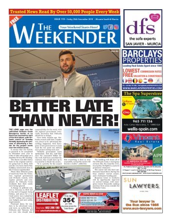 Weekender Alicante South Issue 119