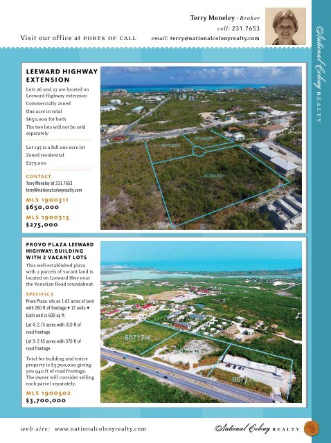 Turks & Caicos Islands Real Estate Winter/Spring 2019/20