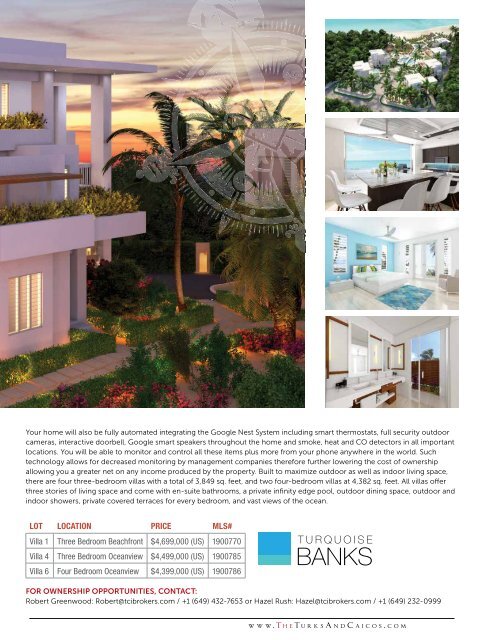 Turks & Caicos Islands Real Estate Winter/Spring 2019/20