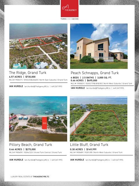 Turks & Caicos Islands Real Estate Winter/Spring 2019/20