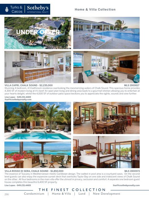 Turks & Caicos Islands Real Estate Winter/Spring 2019/20