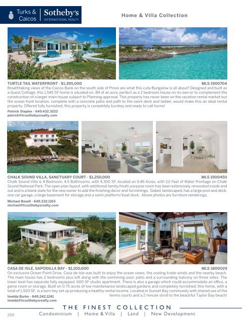 Turks & Caicos Islands Real Estate Winter/Spring 2019/20