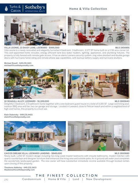 Turks & Caicos Islands Real Estate Winter/Spring 2019/20