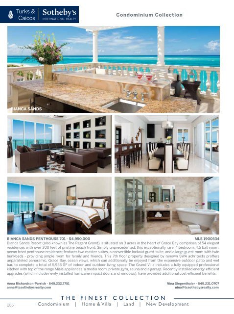 Turks & Caicos Islands Real Estate Winter/Spring 2019/20