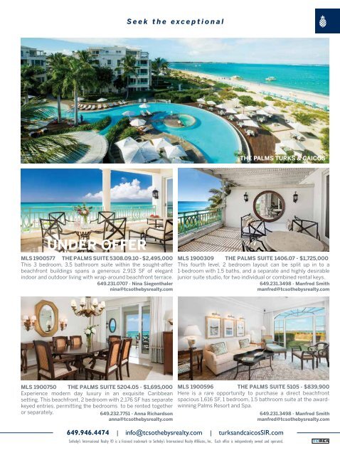 Turks & Caicos Islands Real Estate Winter/Spring 2019/20