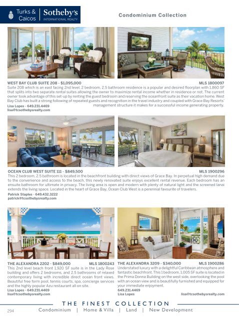Turks & Caicos Islands Real Estate Winter/Spring 2019/20
