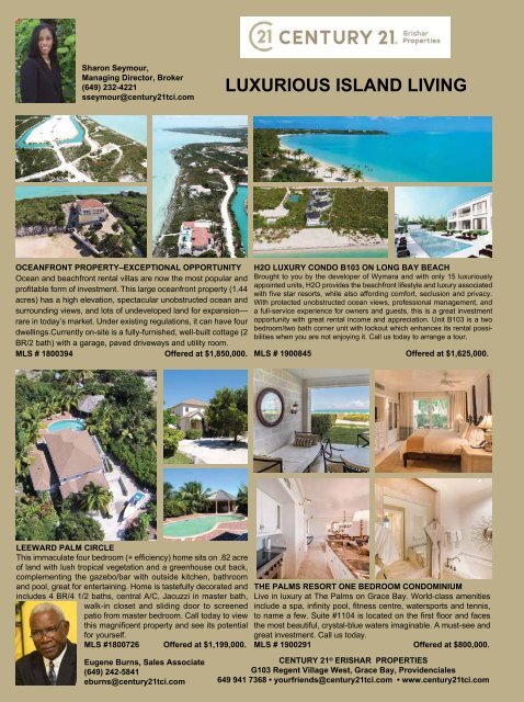 Turks & Caicos Islands Real Estate Winter/Spring 2019/20