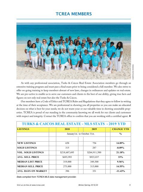 Turks & Caicos Islands Real Estate Winter/Spring 2019/20