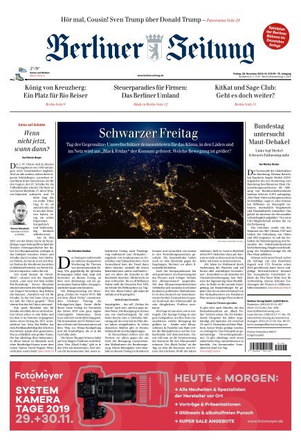 Berliner Zeitung 29 11 2019