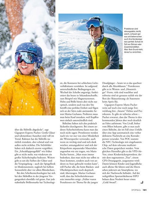 SPORTaktiv Winterguide 2019