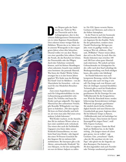 SPORTaktiv Winterguide 2019