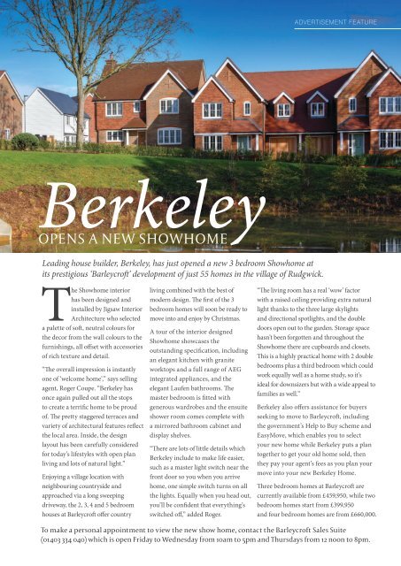 Surrey Homes | SH62 | December 2019 | Guide to Christmas supplement inside