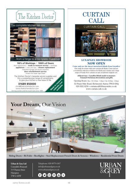 Surrey Homes | SH62 | December 2019 | Guide to Christmas supplement inside