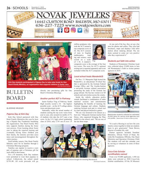 West Newsmagazine 12-4-19