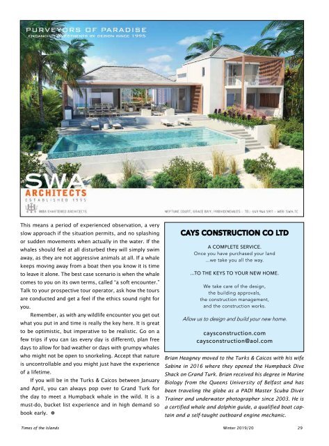 Times of the Islands Winter 2019/20