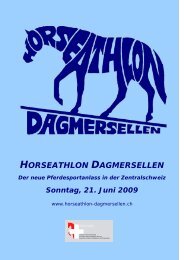 horseathlon dagmersellen - Schweizer Freizeitreitverband SFRV