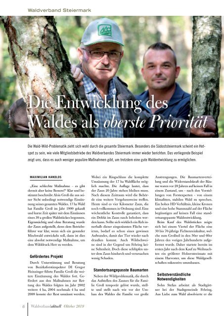Waldverband Aktuell - Ausgabe 2019-04