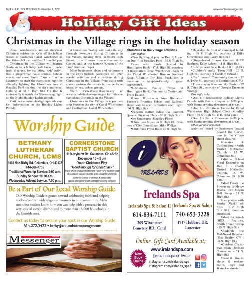 Eastside Messenger - December 1st, 2019