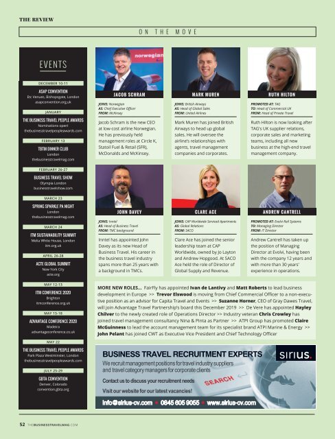 The Business Travel Magazine Dec/Jan 2019/20