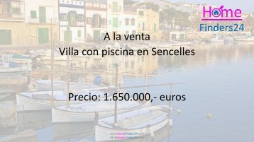 En venta una villa con piscina en Sencelles (CAS0002)