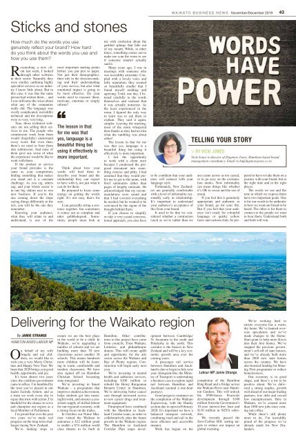 Waikato Business News November/December 2019