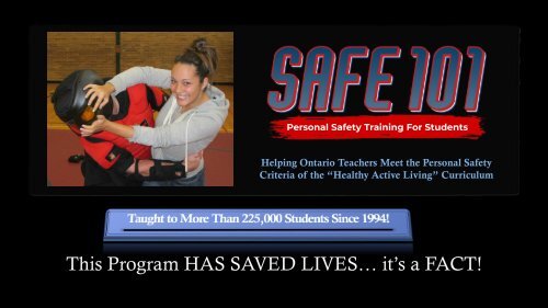 SAFE 101 High School Personal Safety Training