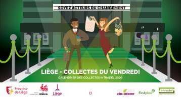 Calendrier des collectes des déchets 2020 du vendredi - Ville de Liège - Intradel