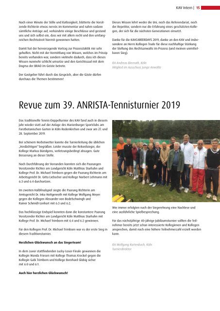 KAV MAGAZIN, Ausgabe 4/2019